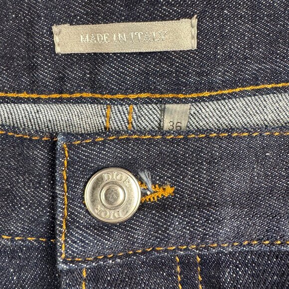 Authentic DIOR Men's Denim Pants w/ Cuff - Size 36 - Picture 4 of 8